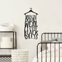 Wallity When In Doubt Wear Little Black Dress Escultura de Pared